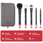 5 Piece Makeup Brushes Set