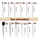 12piece Makeup Brushes Set